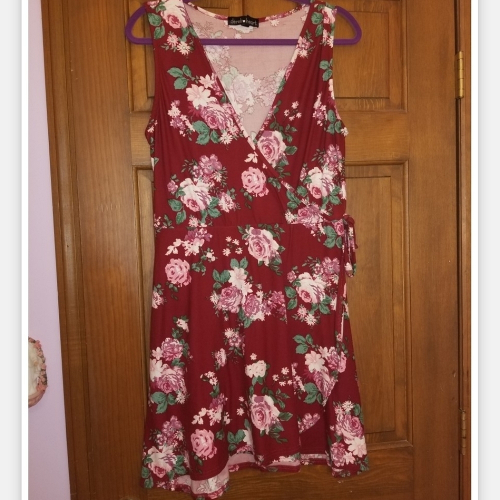 Floral Wrap Dress